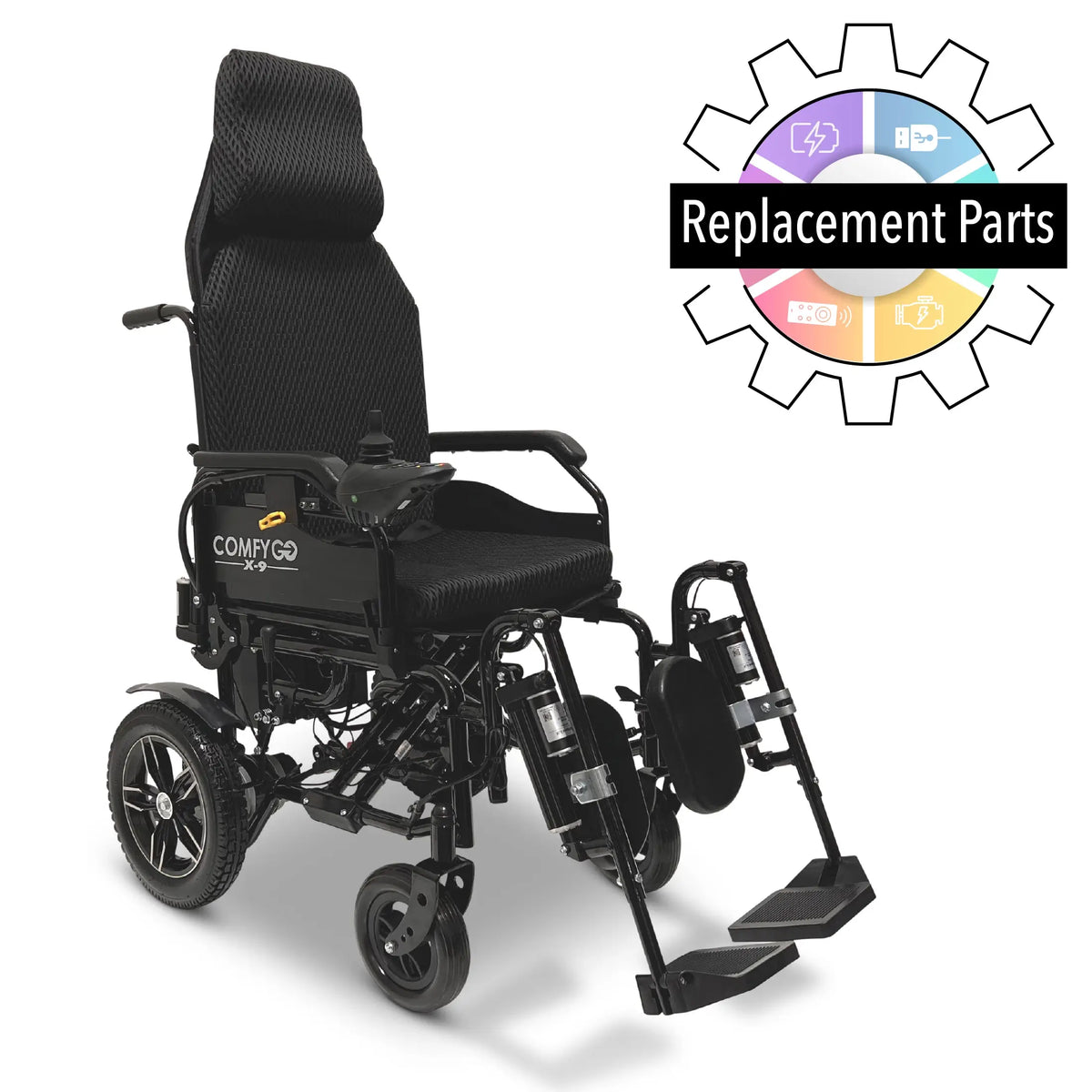 X-9 Vervangingsonderdelen voor elektrische rolstoelen