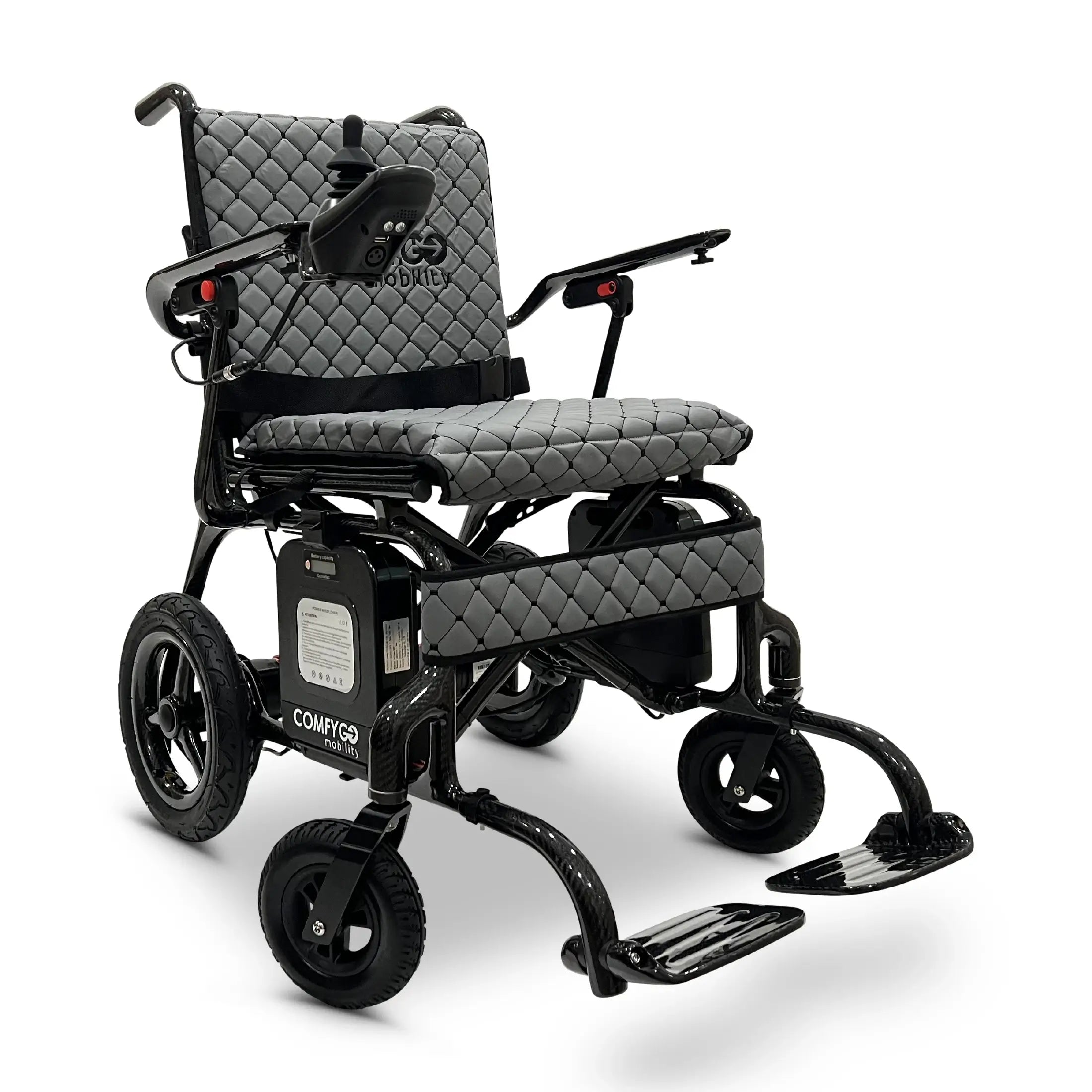 Phoenix Carbon Fiber Electric Wheelchair Gray