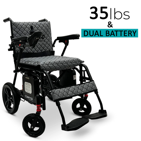 X-7 Comfygo Lightweight Foldable Electric Wheelchair