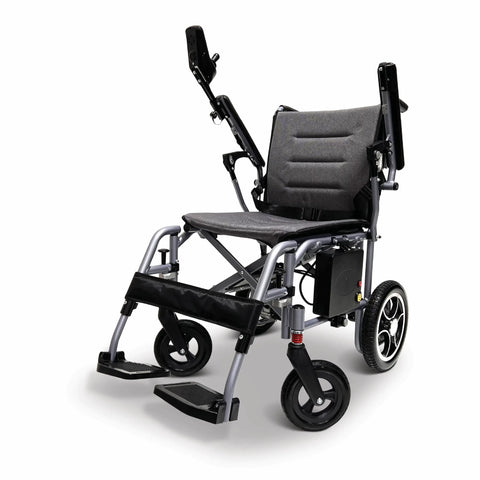 X-7 ComfyGO Lichtgewicht opvouwbare elektrische rolstoel voor reizen met afstandsbediening 