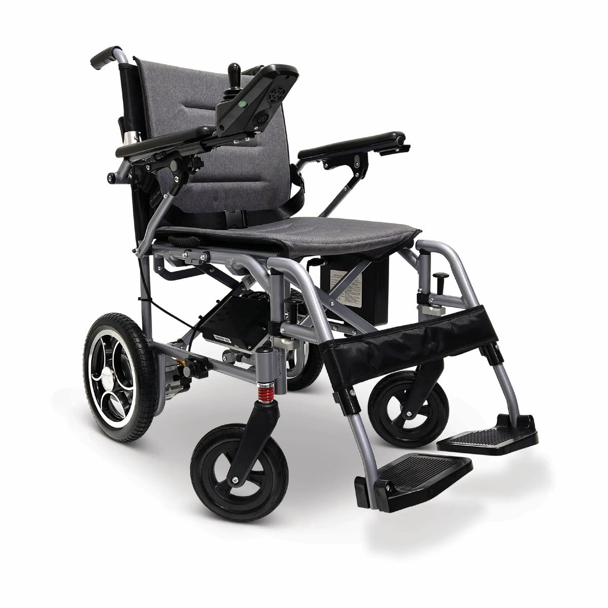 X-7 ComfyGO Lichtgewicht opvouwbare elektrische rolstoel voor reizen met afstandsbediening 